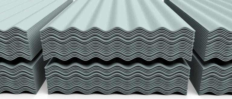 פח מכופף לגג